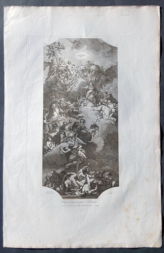 Stampa antica saint - , 1791