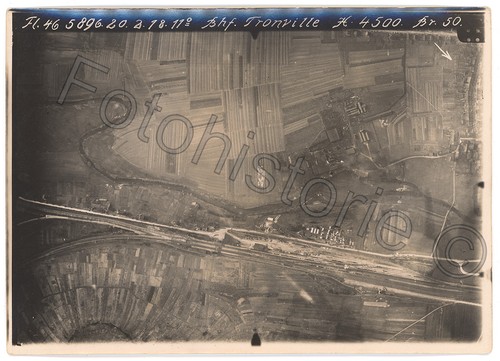 Foto ww1 veduta - aerea, stazione
