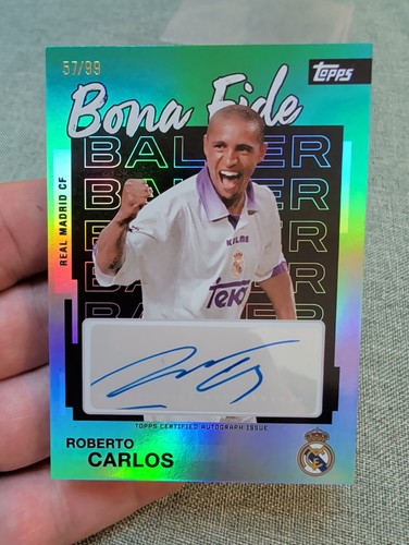 Topps roberto carlos bona fide - carlos,