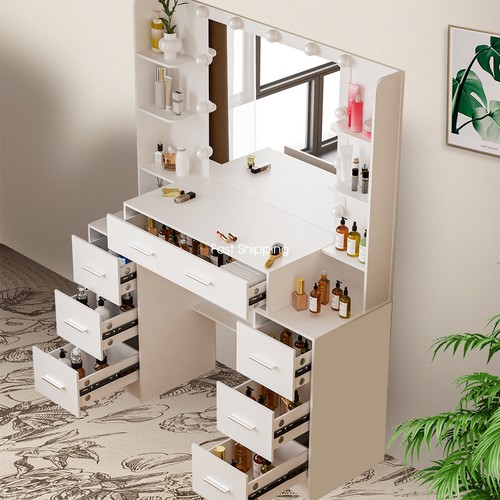 Tavolo trucco bianco - tavolo,