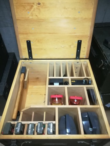 Cassa legno esercito - in,