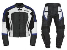 Tuta moto pelle divisibile