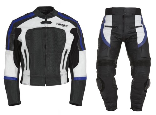 Tuta moto pelle divisibile