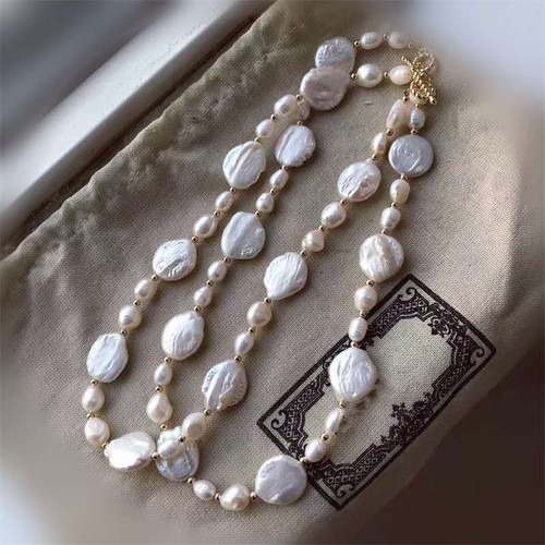 Collana perle barocche vere - di,