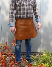 Grembiule In Pelle Marrone
