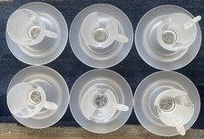 Illy 6 Tazzine Matteo Thun  iperespresso Cristallo Sabbiato E Trasparente