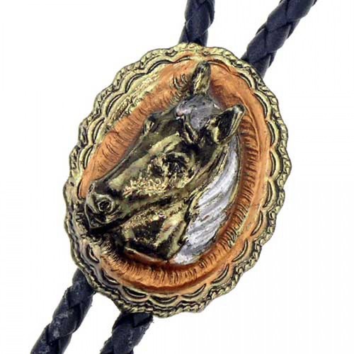 Cravatta con fibbia western - cravatta,