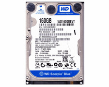 Disco Duro 160Gb 2,5" SATA en
