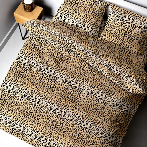 Copripiumino leopardato set - leopardato,