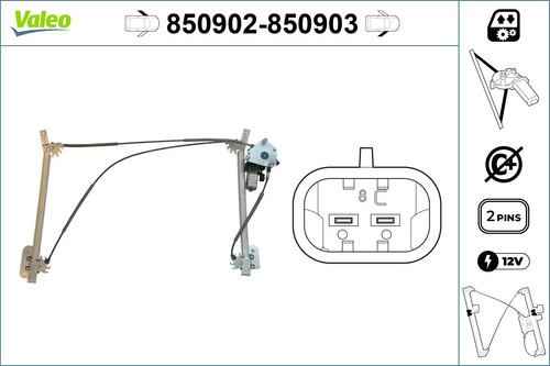 Alzacristallo valeo 850903 per - alzacristallo,