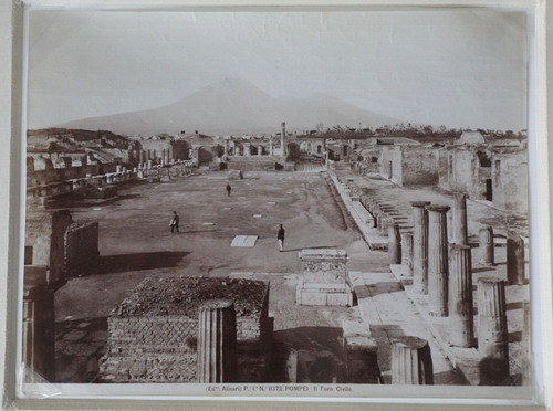 Stampa foto alinari albumina - foto,