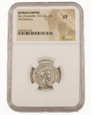 NGC VF Denario Severo
