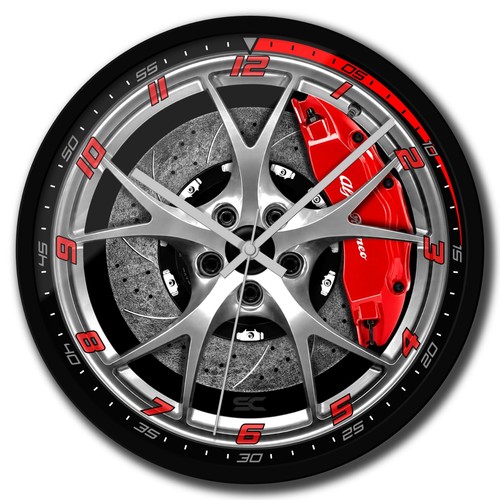 Orologio parete nero 30cm - parete,