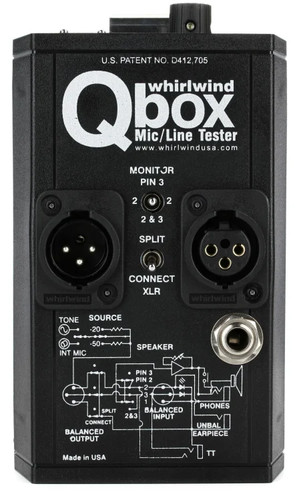 Whirlwind qbox audio line - whirlwind,