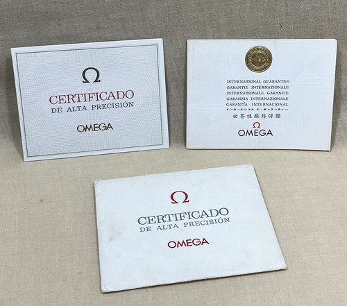 Omega 1960s guarantee - 1960s,