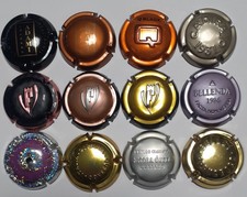 LOTTO DI n°12 CAPSULE SPUMANTE ITALIANE TUTTE DIVERSE come da foto allegata q