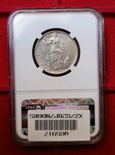 10 Lire 1936 Argento Slab NGC UNC- Vittorio Emanuele III- Regno D'Italia