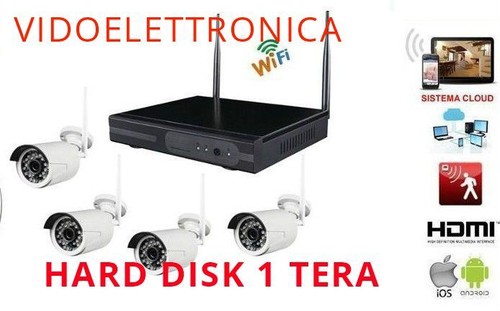 Kit videosorveglianza wireless - kit,