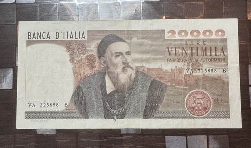 20000 lire tiziano decreto - 20000,