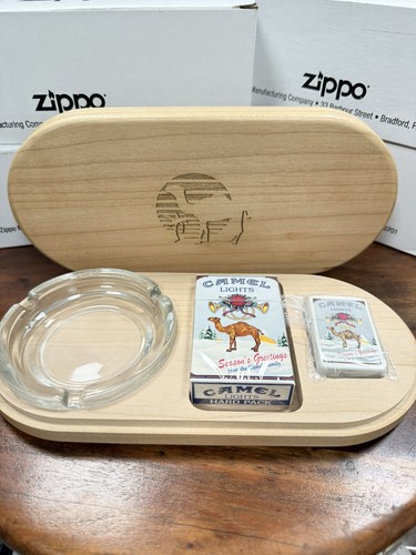 Zippo lighter set camel lights - lighter,