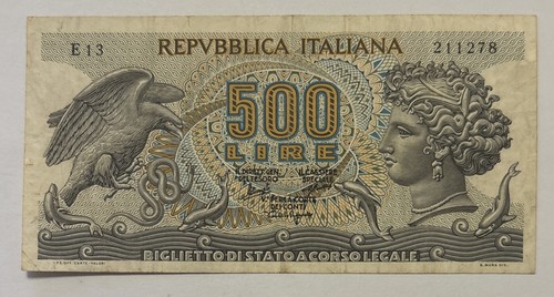 Italia 500 lire 1966 - , vf