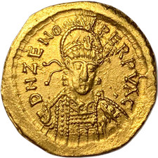 Zeno (474-491 Ap J.C) Solidus
