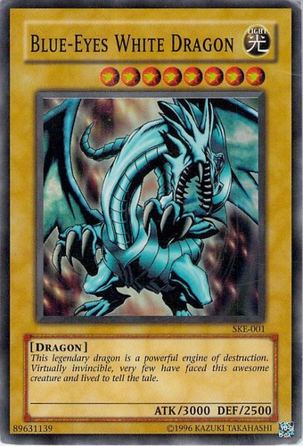 Yugioh drago bianco - occhi, blu