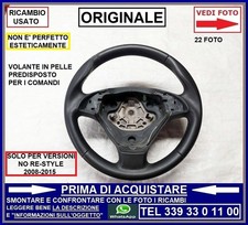 VOLANTE STERZO PELLE usato non