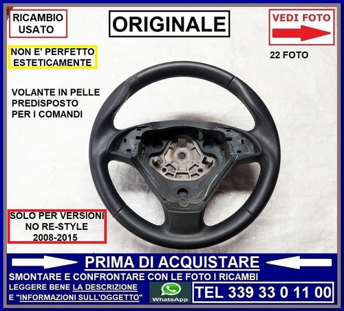 Volante sterzo pelle usato non - sterzo,