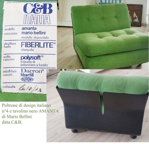 Poltrone verdi amanta di - amanta,