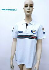 MAGLIA POLO TAGLIA M MODELLO PATCHES SPARCO MARTINI RACING COL. BIANCO