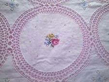Copriletto cotone con - , inserti