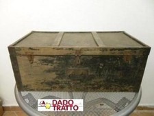 VECCHIO BAULE CASSETTONE  IN