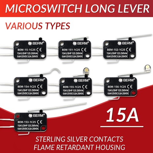 Microinterruttore leva lunga - microinterruttore,