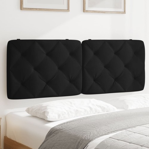 Cuscino testiera nero 120 - 120, cm