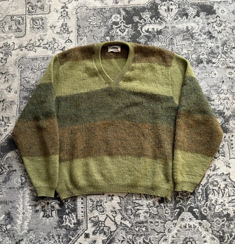 Maglione maglia mohair righe - a,