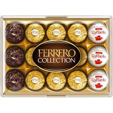 Ferrero Collection Confezione Regalo da 15 Rocher Raffaello Rondnoir (52,27 EUR/kg)