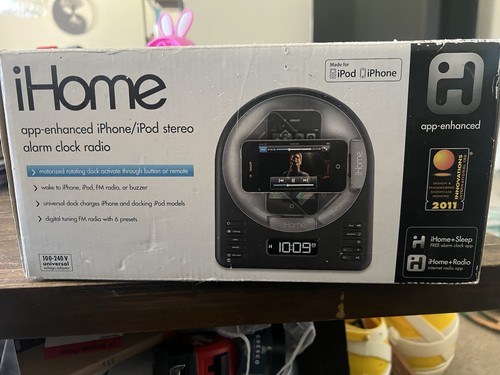 Ihome clock radio ia63 - am/fm,