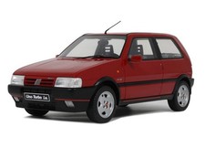 Modellino auto Otto FIAT UNO TURBO i.e ROSSO RACING 1990 OT487 1:18 nuovo in scatola originale