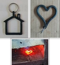 portachiavi  in ferro forgiato