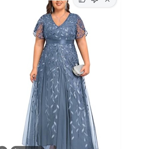 Maxi abito formale - pinup, moda