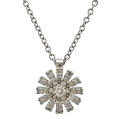Collana damiani k18 oro bianco - oro,