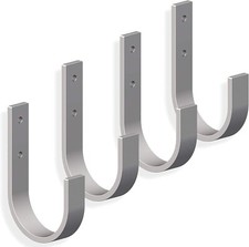 4x ganci adesivi Acciaio