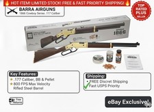 Barra Airguns 1866 Cowboy 0.177 Leva Azione BB o Pellet Fucile ad Aria Caccia