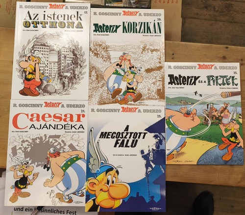 Asterix comics ungherese - 5x,