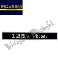 1438 targhetta 125 t s - 125, ts