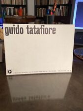 AVANGUARDIA NAPOLI - GUIDO TATAFIORE - INVITO ARTE STUDIO GANZERLI