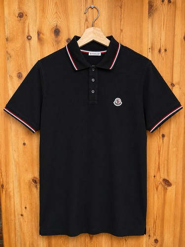 Polo moncler nera taglia media - polo,