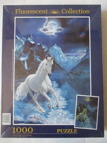 Stallone bianco puzzle 1000 - lo,
