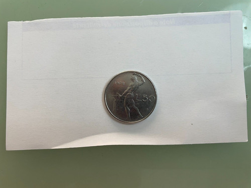 Moneta italia lire - italia,